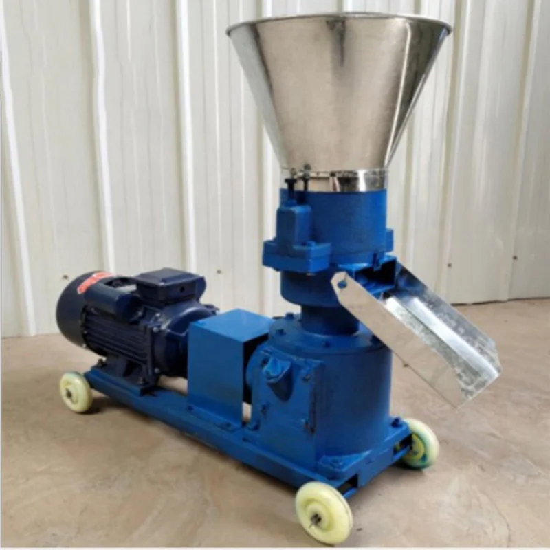 Agricultural feed pellet processing machinery fish chicken pig pelletizer animal feed pellet granulator