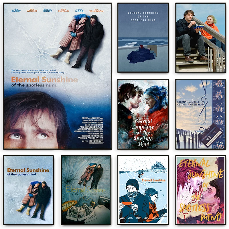 Eternal Sunshine of The Spotless Mind Movie Poster Artwork Ideal Canvas Painting Wall Art Coffee House Bar Home Theater Decor