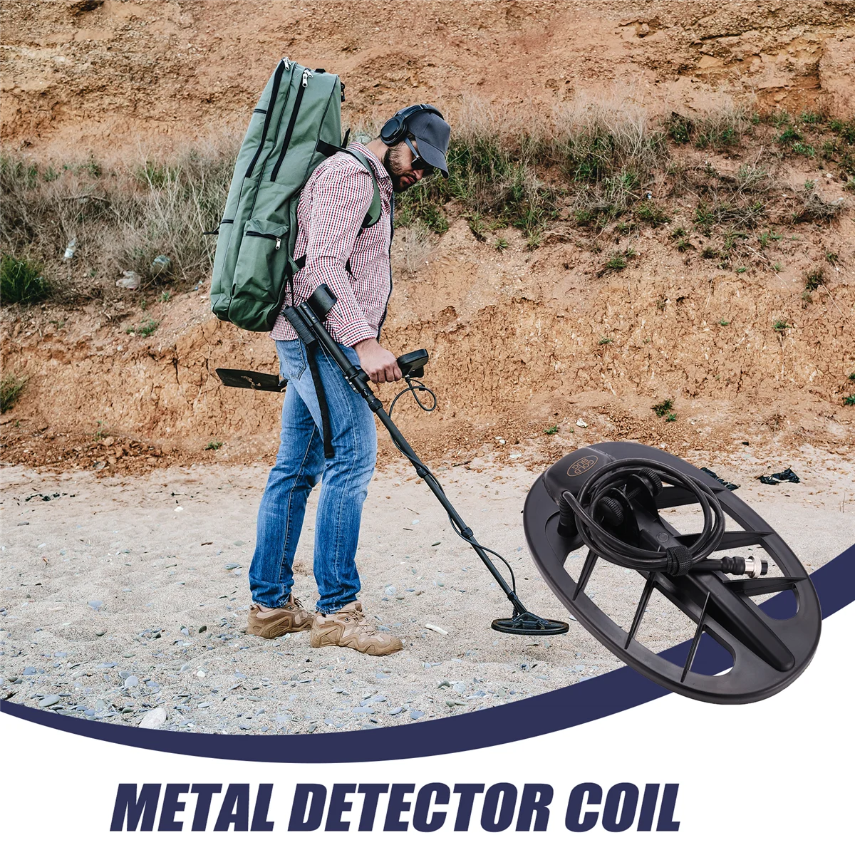 

Катушка для металлоискателя FS2 лучше всего подходит для поиска небольших испытаний на обнаружение металла Золотой самородок Маленькие катушки SSQ