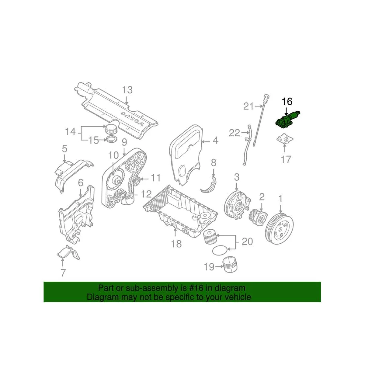 Imagem -04 - Solenóide de Sincronização da Válvula Vvt de Escape para Volvo S60 S70 S80 C70 V70 Xc70 Xc90 19982005 1275579 31251211 36002695