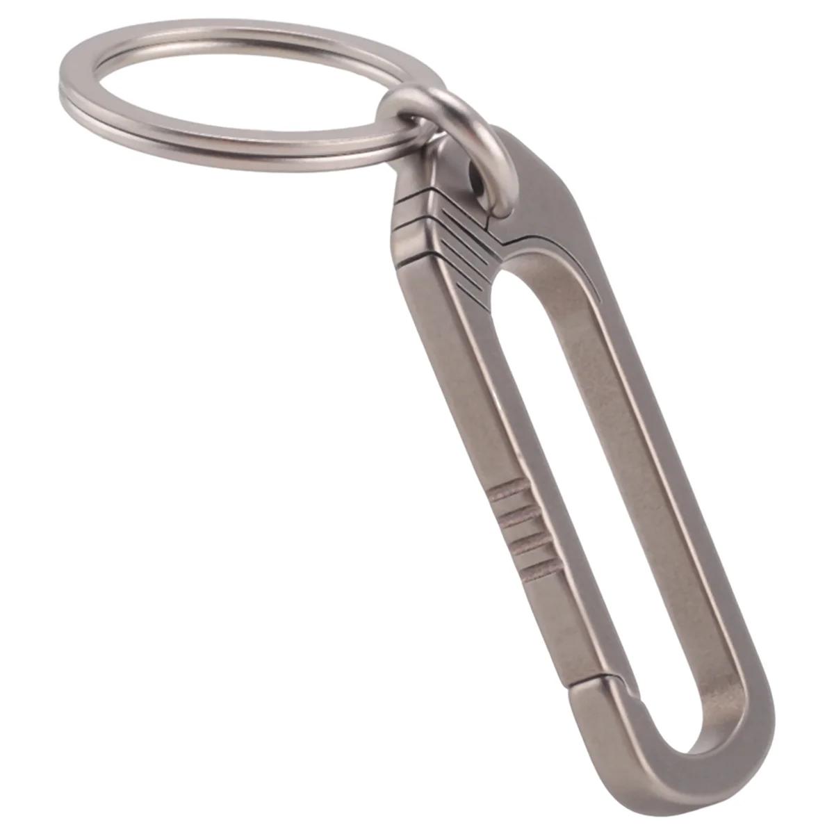 Titanium Buckle Keychain Titanium Alloy Simplicity Buckles Camping Accessories Outdoor Pocket Tool