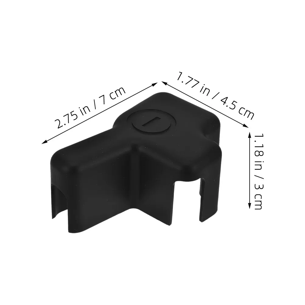 2Pcs Car Battery Terminal Protector Covers Waterproof Negative Battery Terminal Cover Replacement Compatible Waterproof