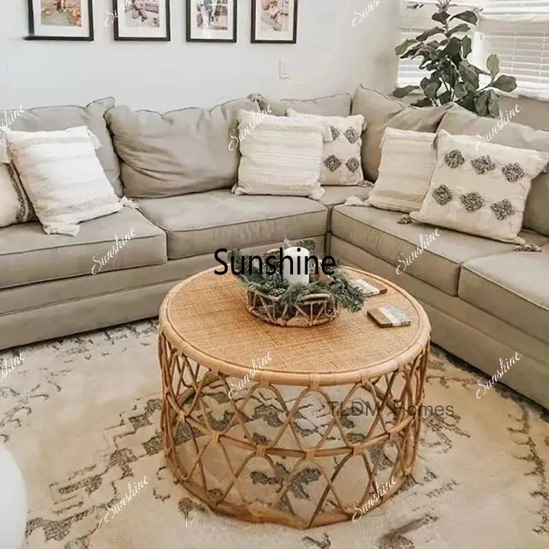 

Aesthetic Designer Coffee Table Nordic Black Vintage Minimalist Unique Coffee Table Floor Simple Basse De Salon Home Furniture
