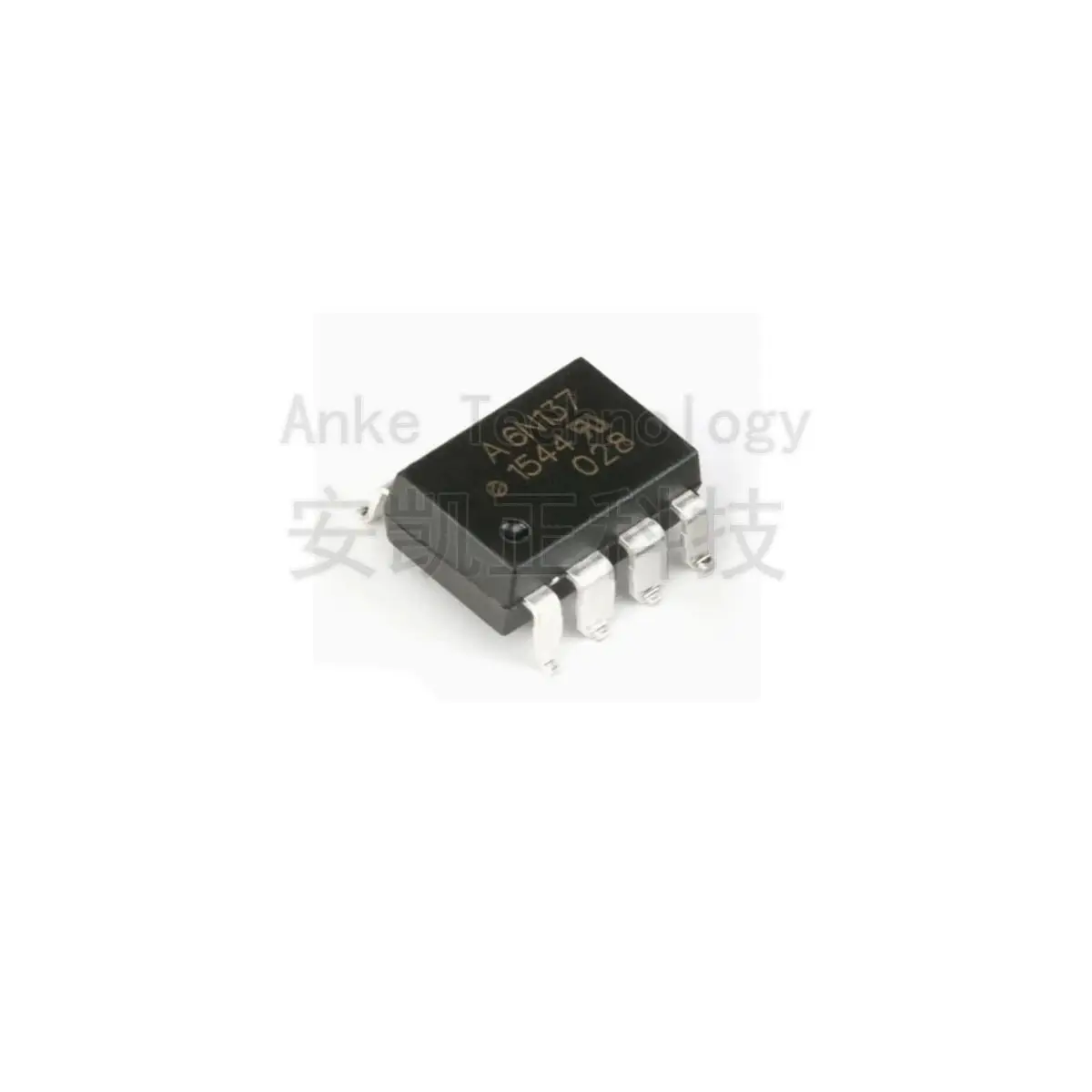 

Original genuine 6N137-500E SMD-8 high CMR high-speed TTL-compatible optocoupler chip 10pcs