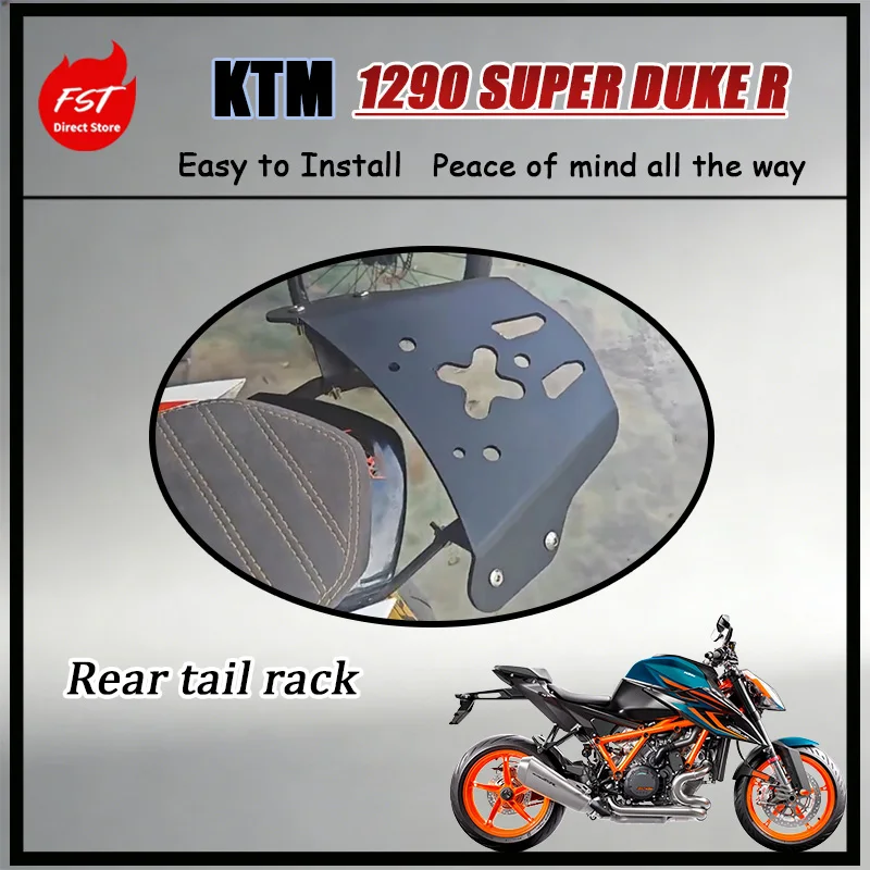 FOR KTM 1290 Super Duke R Rear Luggage Rack Tail Box Mount Bracket Support Carrier Motorcycle Accessory