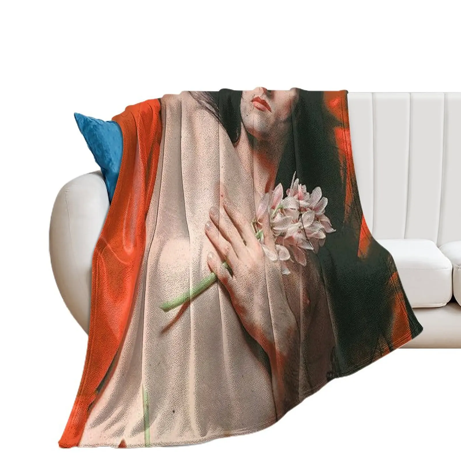 

Peter Steele with Flowers Throw Blanket Extra Large Throw christmas decoration Blankets