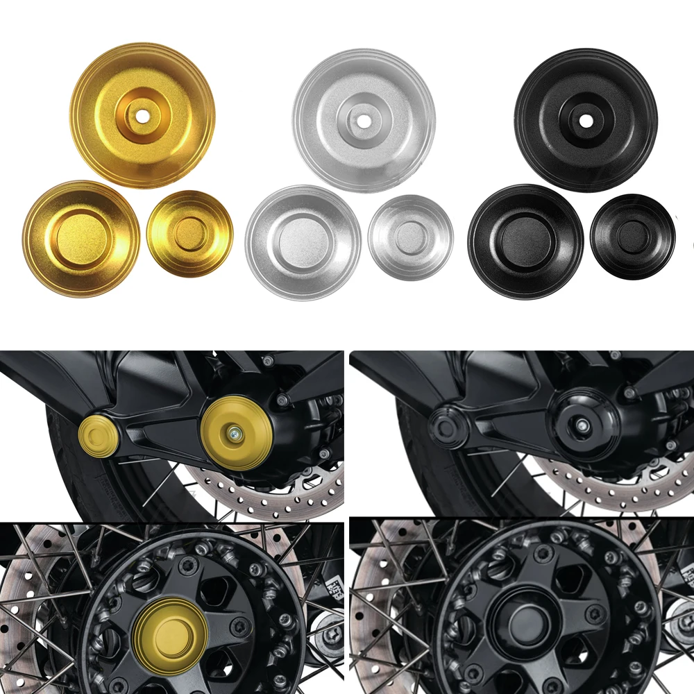 

For BMW R1200 R1250 GS/ADV R/RS/RT and R Nine T Scrambler 40 Years Edition Motorcycle Rear Axle Sliders Cover Protector