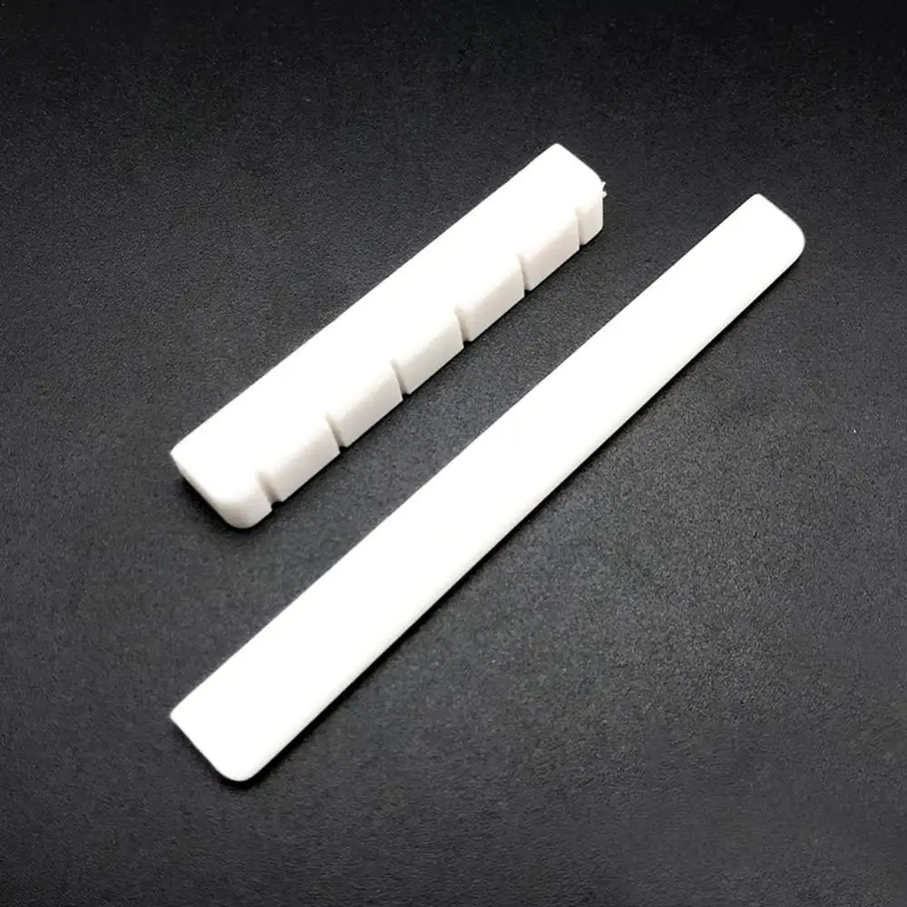 Classical 6 String Bone Guitar Accessories 80mm 52mm Guitar Bridge Saddle And Nut Bone String Pillow Instrument Accessories