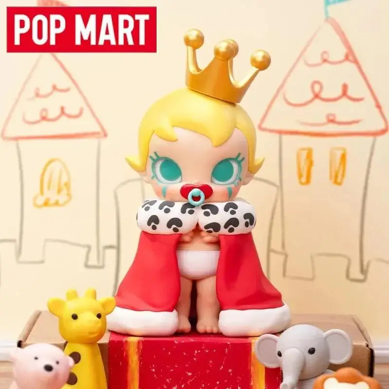 POP MART Baby Molly Kiedy byłem mały! Zabawki Seria Blind Box Kawaii Anime Figurki Akcji Caixa Caja Niespodzianka Mystery Box Lalki