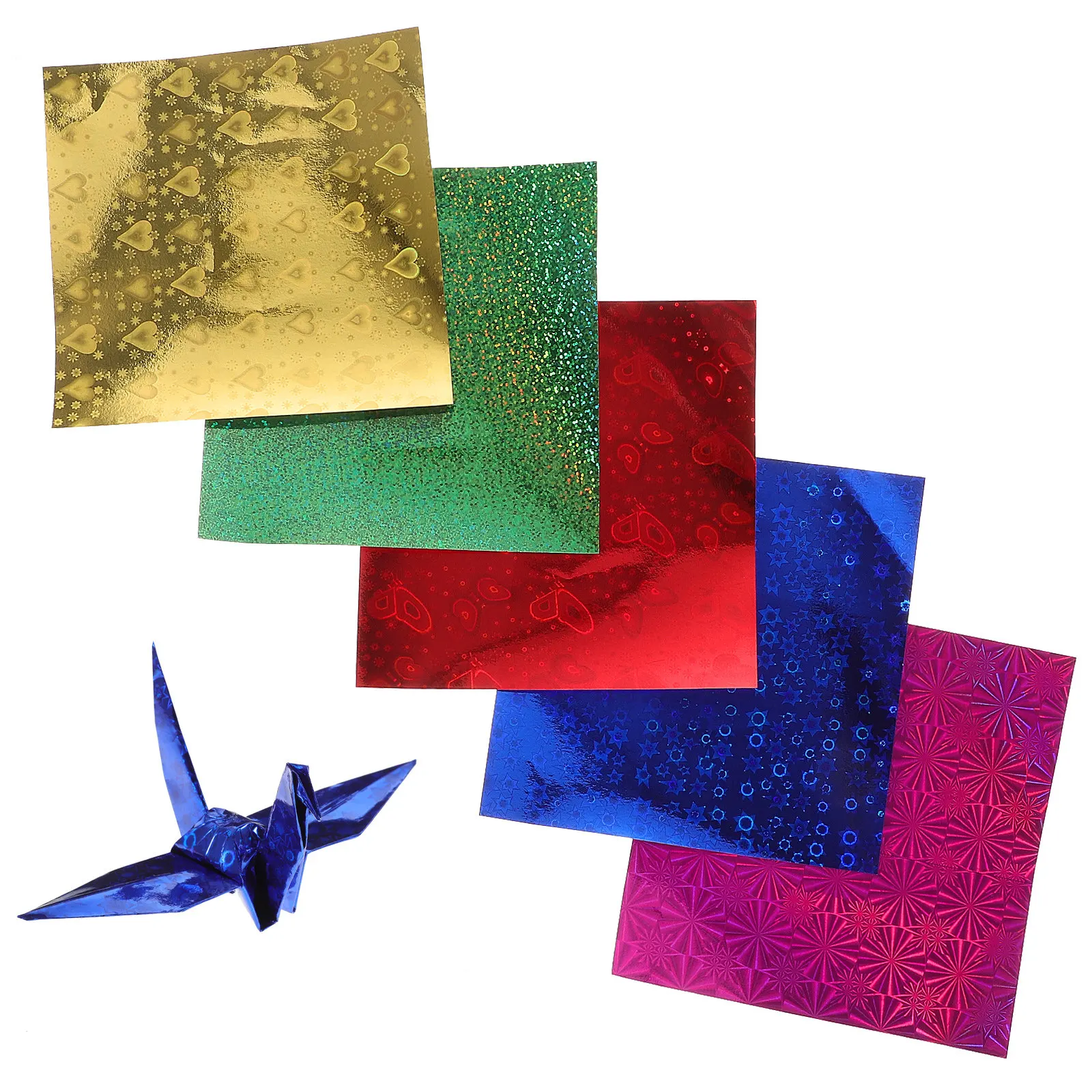 150Pcs Origami Paper Square Foldable Art Craft Paper DIY Handicraft Papers for Development