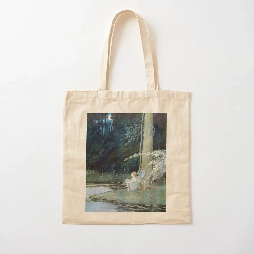 

The Nightingale Ida Rentoul Outhwaite Tote Bag foldable reusable bag university shopper bag