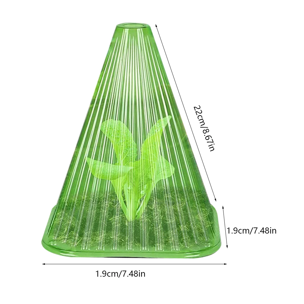 5-31 Uds. Cubierta de protección contra congelación de plantas, cubiertas para plantas, cubiertas para campanas de jardín, cubierta de campana para plantas con ventilación superior para plantas de semillas y flores