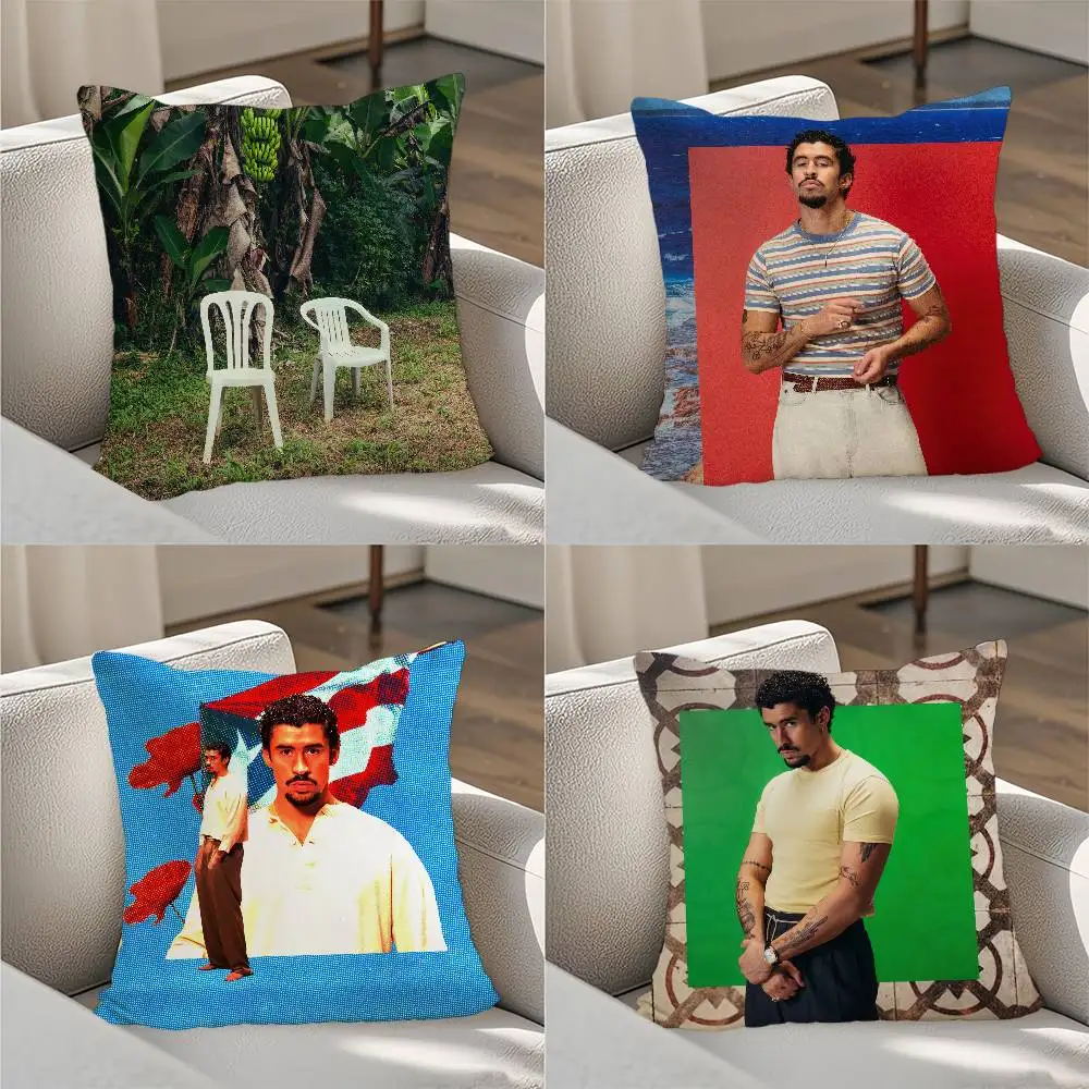 

Bad B-Bunny DTMF Pillow Case Luxury Double-sided For Car Pillows 45x45 Cushions Cover Home and Decoration Sofa Pillowcase 50x50