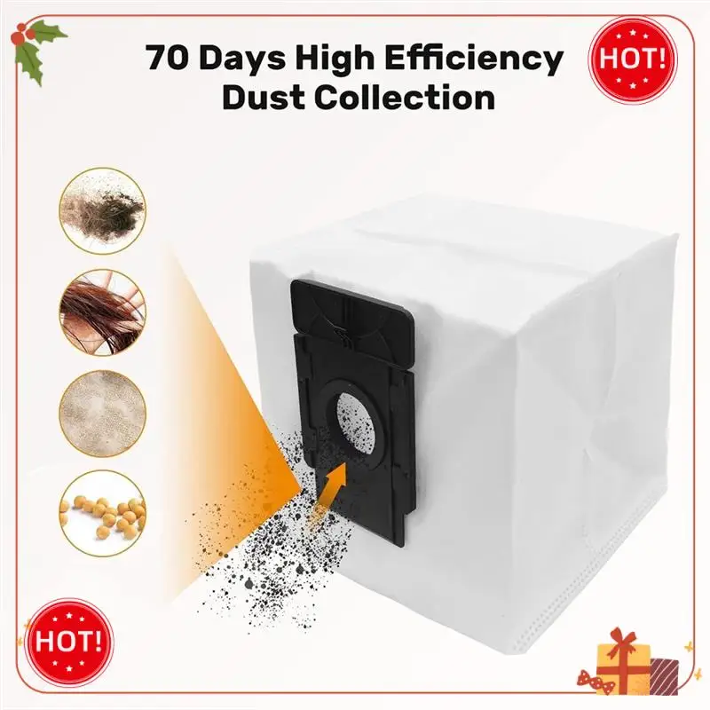 ABLE-4 Pcs Replacement Vacuum Bags For Verefa L11 Pro Sweeper Accessories Enhanced Cleaning Efficiency