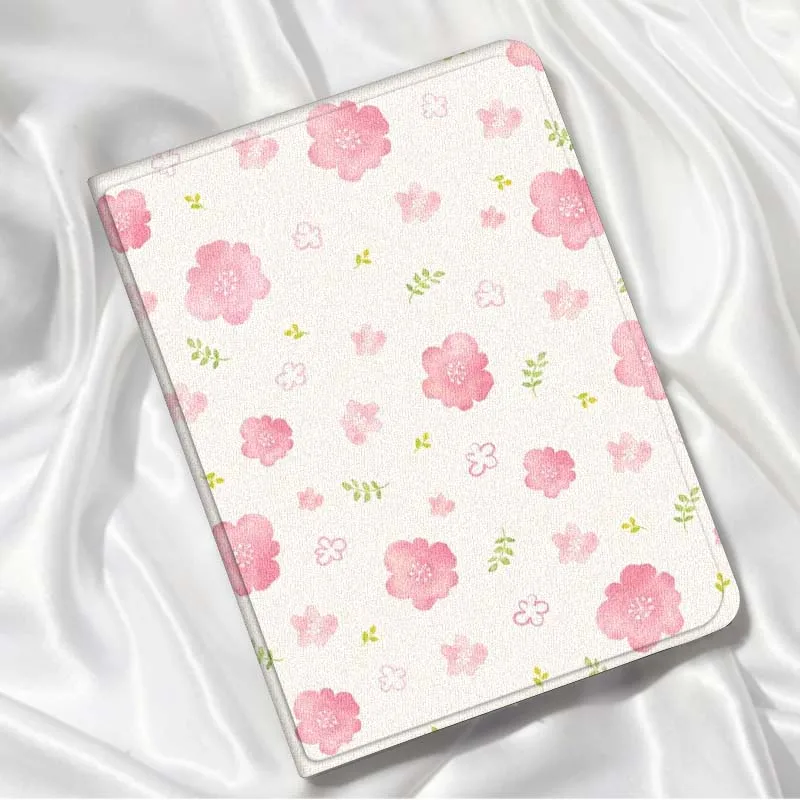 

Sweet flower rabbit cartoon For iPad Pro Air Mini 1 2 3 4 5 6 7 7th 8th 9th 10th 11th 10.2 9.7 10.5 10.9 11 12.9 Tablet Case