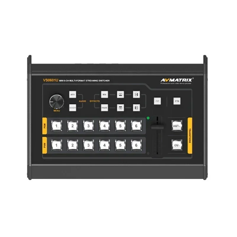 

Top Quality Hot SalesUSB Capture 6 Channel SDI/HDM-I Live Streaming Switcher