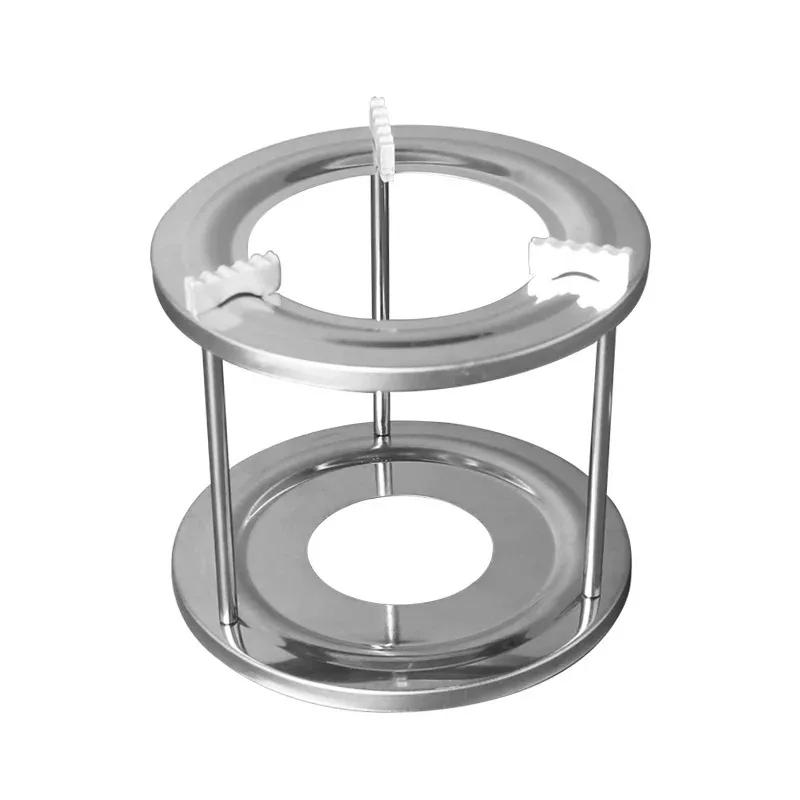Stainless Steel Gas Stove Rack - Portable Folding Mini Rack for Coffee Makers, Moka Pots, and Alcohol Burners