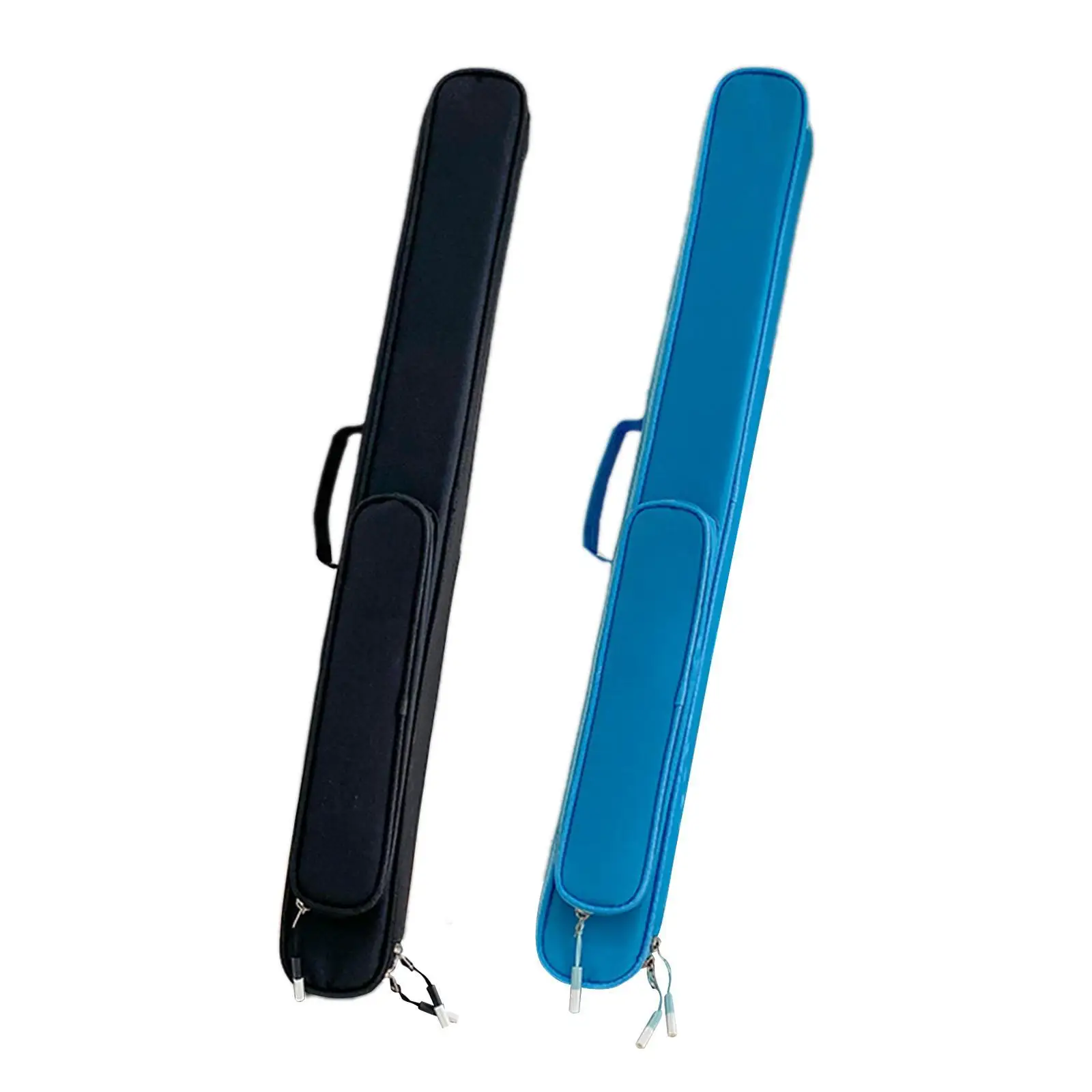 Snooker Cue Case Soft Oxford Cloth Billiards Cue Bag Large Capacity Storage for Cue Accessories and Training Tools