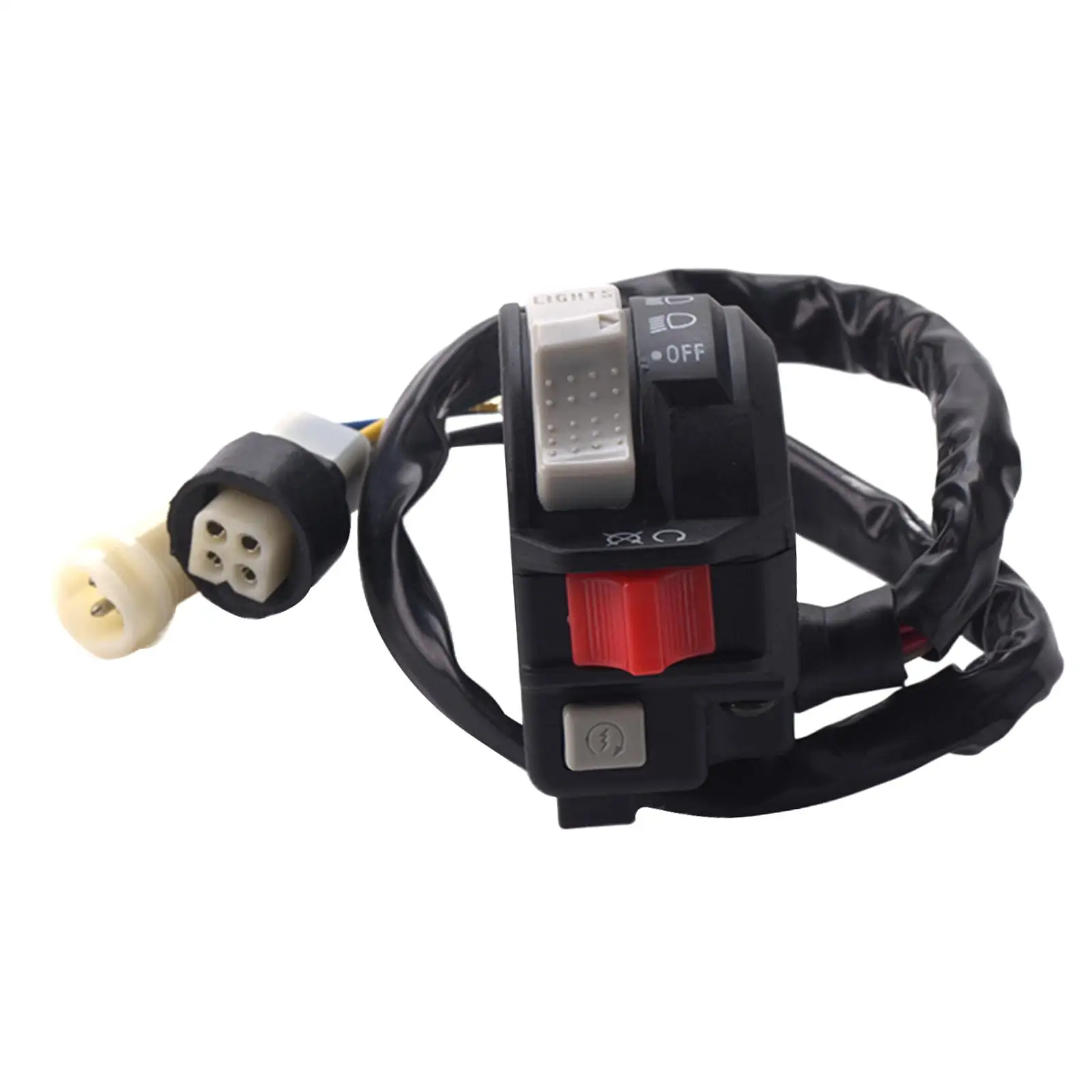 Left Handlebar Light Run Start Switch Professional for Yamaha Warrior 350 Good performance Convenient Installation