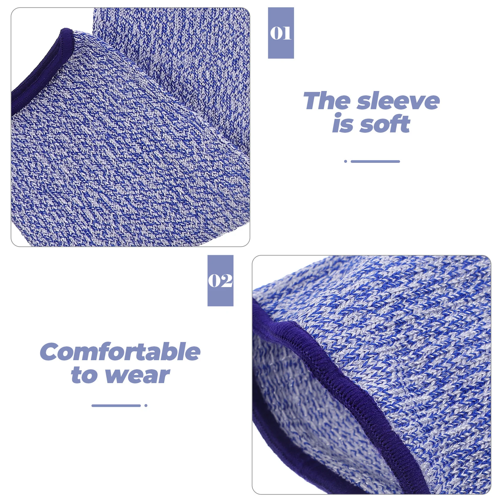 زوج واحد من أكمام الذراع المضادة للقطع، حماية الساعد المقاومة للقطع، خفيفة الوزن ومسامية ومتينة للأثاث الزجاجي والحديقة