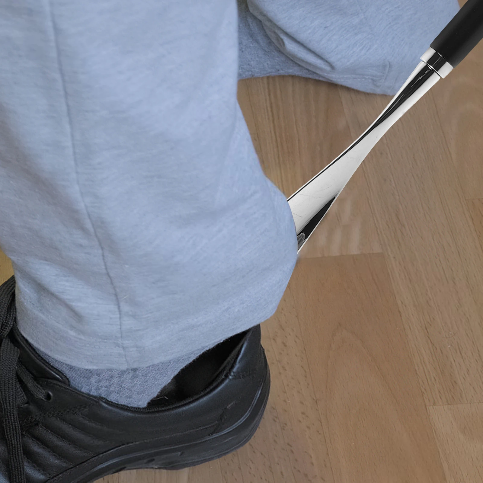 

Long Handle Shoe Horn 12.6 Inch Metal Ergonomic Design for Elderly and Pregnant - Shoe Lifting Aid Comfort Grip Travel Portable