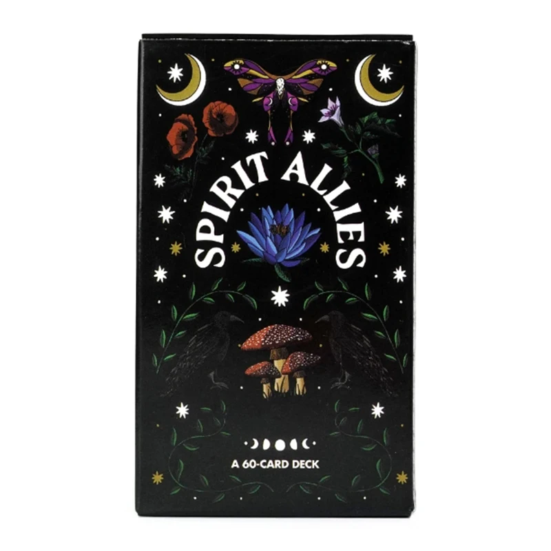 بطاقات Spirit Allies Oracle A 60 Deck Tarot English Visions Divination Edition Borad Playing Games #5
