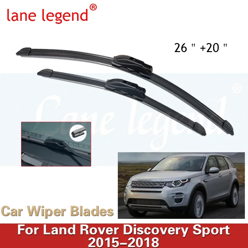 

For Land Rover Discovery Sport 2015 2016 2017 2018 Front Wiper Blades Brushes Cutter Accessories U J Hook