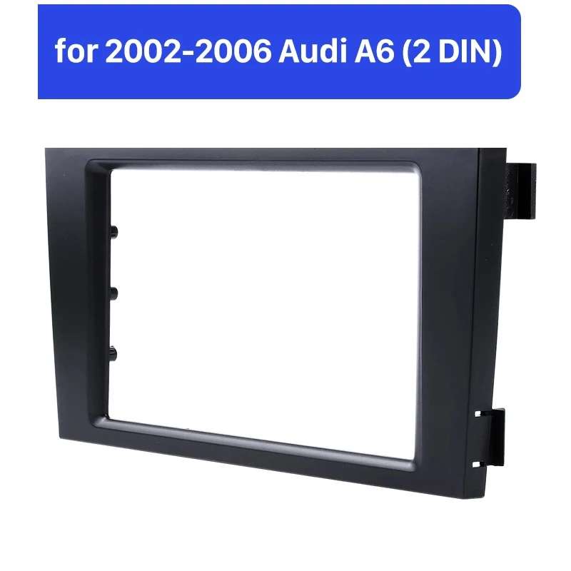 

Автомобильный радиоприемник для Audi A6 1997-2005 2DIN, стерео рамка, панель, набор отделки для установки приборной панели