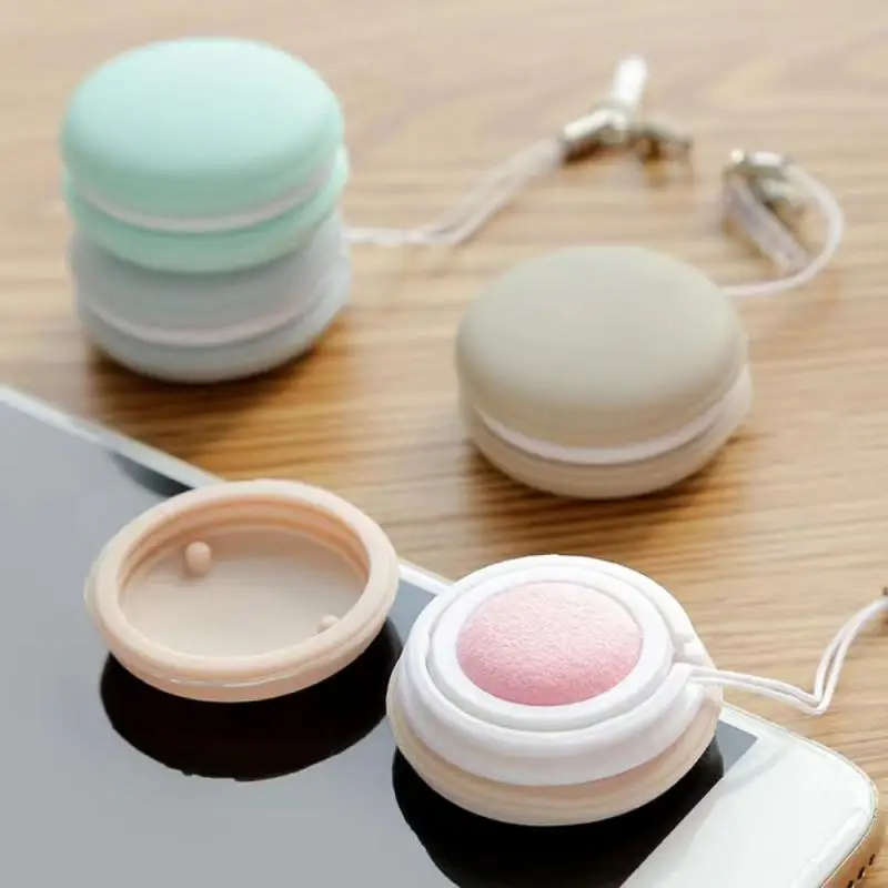 Macaron Phone Screen Cleaner Portable Mobile Phone Keychain Glasses Lens Wipes Phone Screen Cleaner Cleaning Wipes