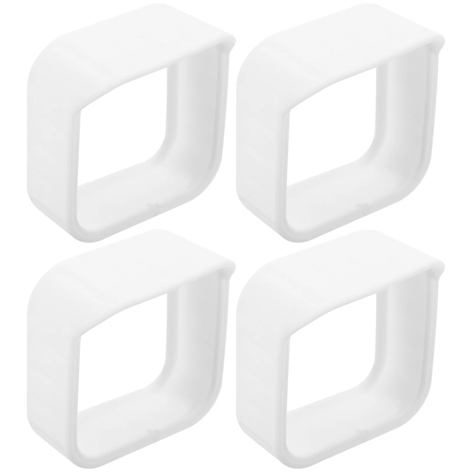 4pcs Camera Silicone Cover Household Security Camera Protector Weatherproof Dustproof Sunshade For Outdoors Indoors Surveillance