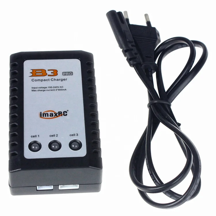 10PCS IMAX B3 Pro Charger Compact 10W 2S 3S Lipo Battery Balance Charger For RC Helicopter Drone Airplane Car Parts