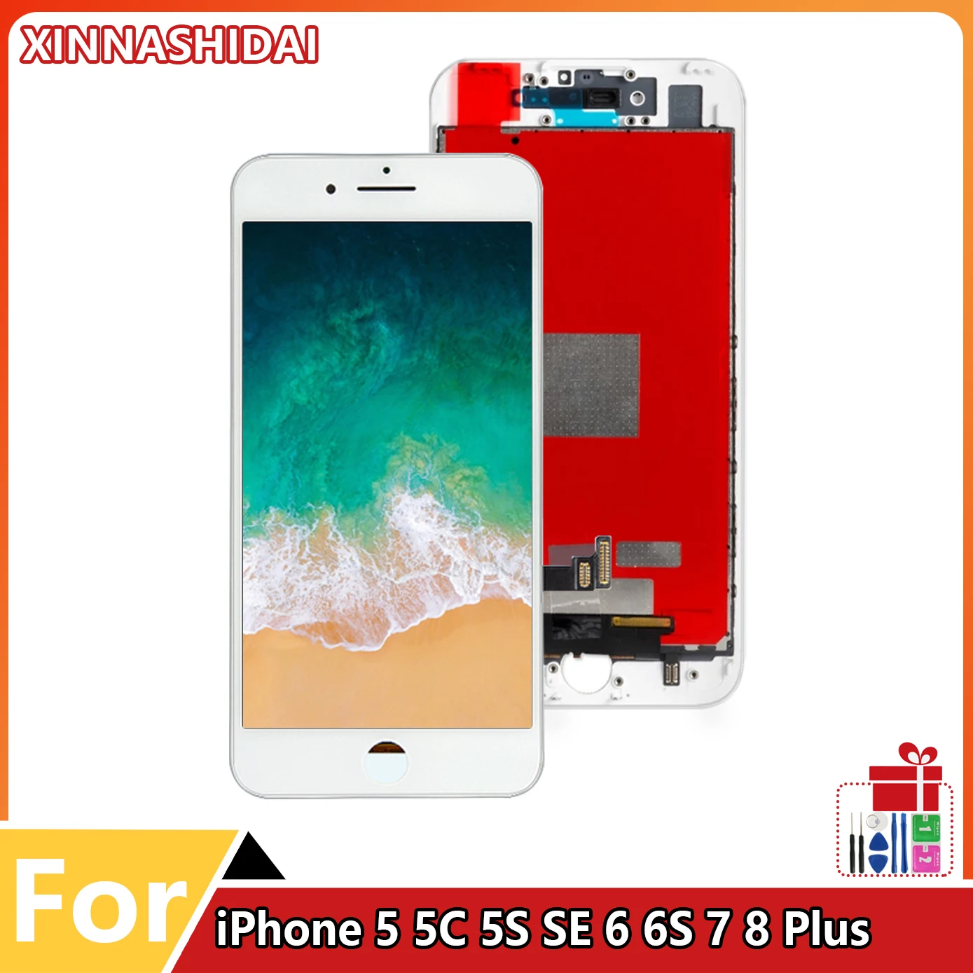 New LCD for IPhone 6 iPhone 6s LCD For IPhone 7 iPhone 8 Plus Lcd Display Touch Screen Digitizer Assembly Replacement