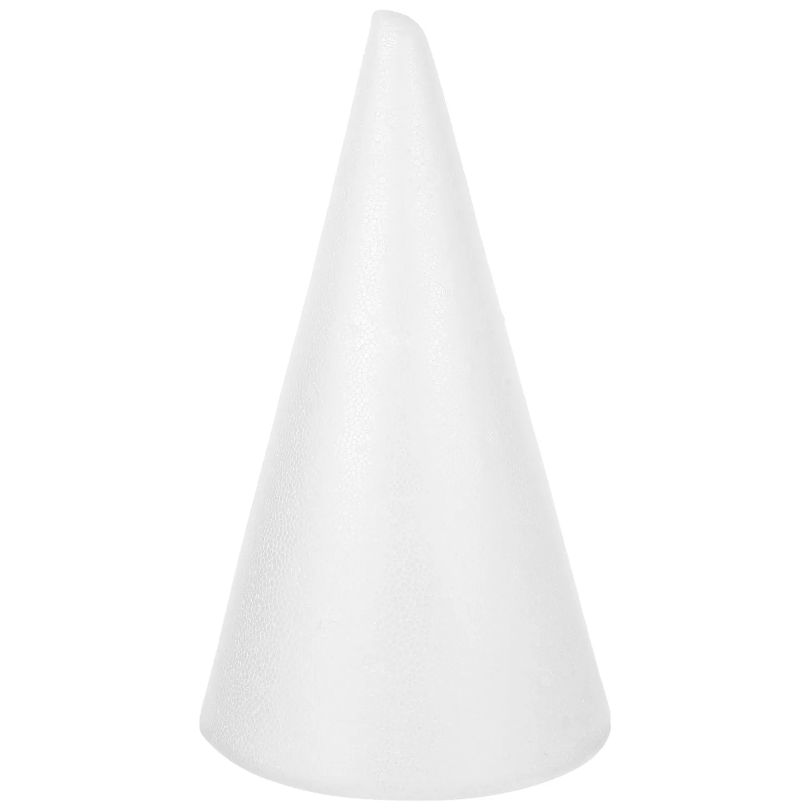 

White Polystyrene Craft Cones Small Foam Cones for DIY Ornament Making Christmas Trees Centerpieces Preschool Crafts Home