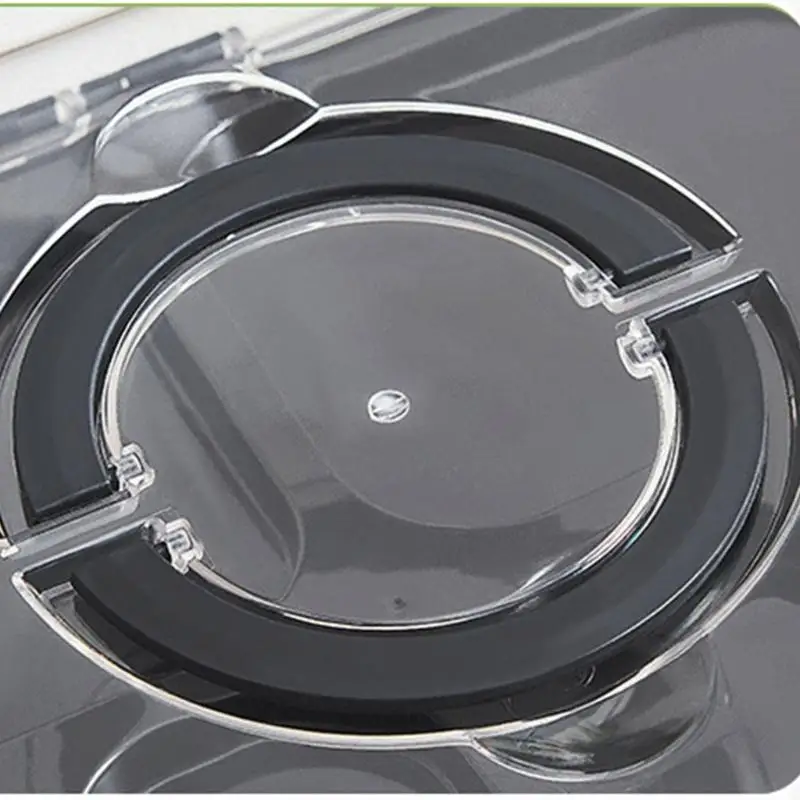 E8BD Fruit and Snacks Serving Tray with See-Through Lid and Separate Compartments for Candy and Other Small Bites for Sharing