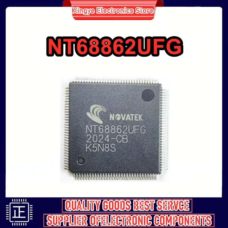 

2 шт., 100% новый чипсет NT68862UFG NT68862UF6 QFP