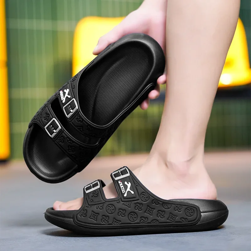 

Men's Yeezy-Inspired Slide Sandals Thick Sole Anti-Slip Summer Slippers Outdoor/Indoor Casual Wear Durable Beach & Home Shoes