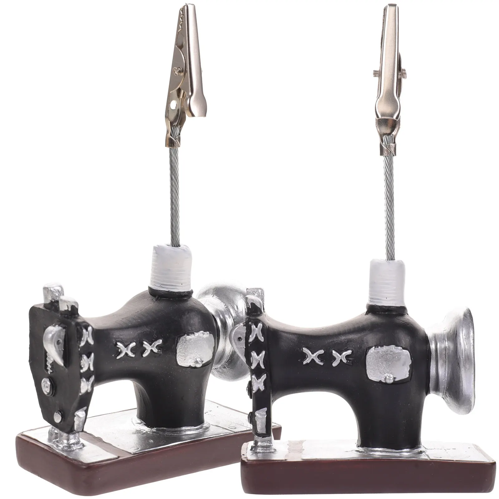 

2 шт. винтажные декоративные зажимы для заметок из смолы, ретро-держатели для номеров столов, для демонстрации карточек и заметок на столе, многофункциональные