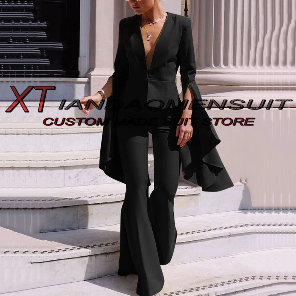 2022 New Women's Pant Suit Suit 2 Piece Formal Jacket Pants Wedding Party Tuxedo Mom Wear Lady Blazer