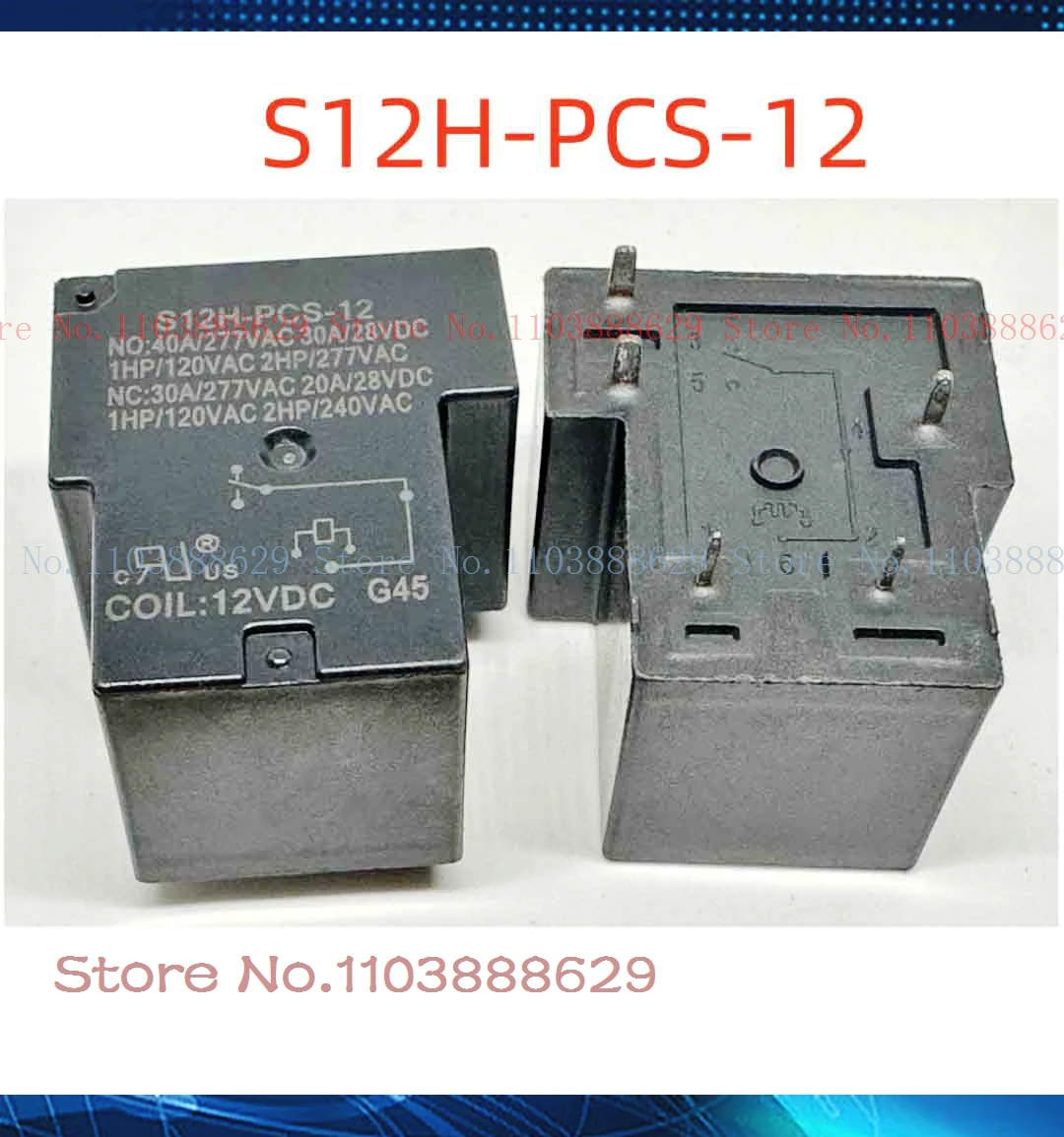 40A S12H-PCS-12 T90-1C-5P-12V