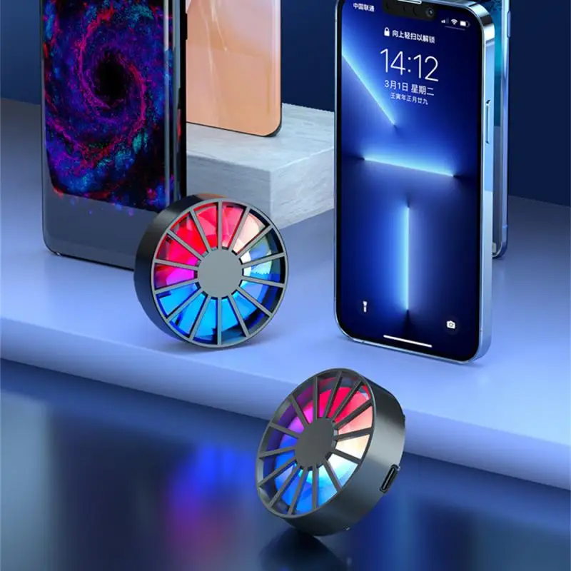 Magnetic Mobile Phone Air-cooled Radiator For Gaming PUBG Low Noise Fast Heat Dissipation Cooling Fan Cooler for