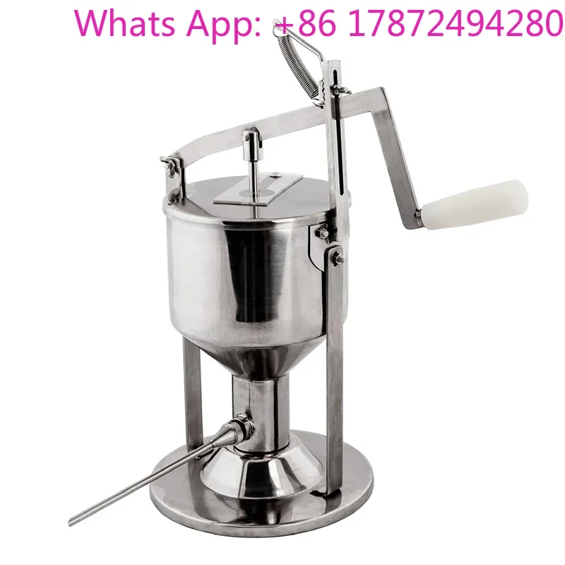 Hand Press Churros Filler Milk Cream Puff Stuffer 4L/5L/6L Chocolate Jam Bread Cake Cheese Filling Machine