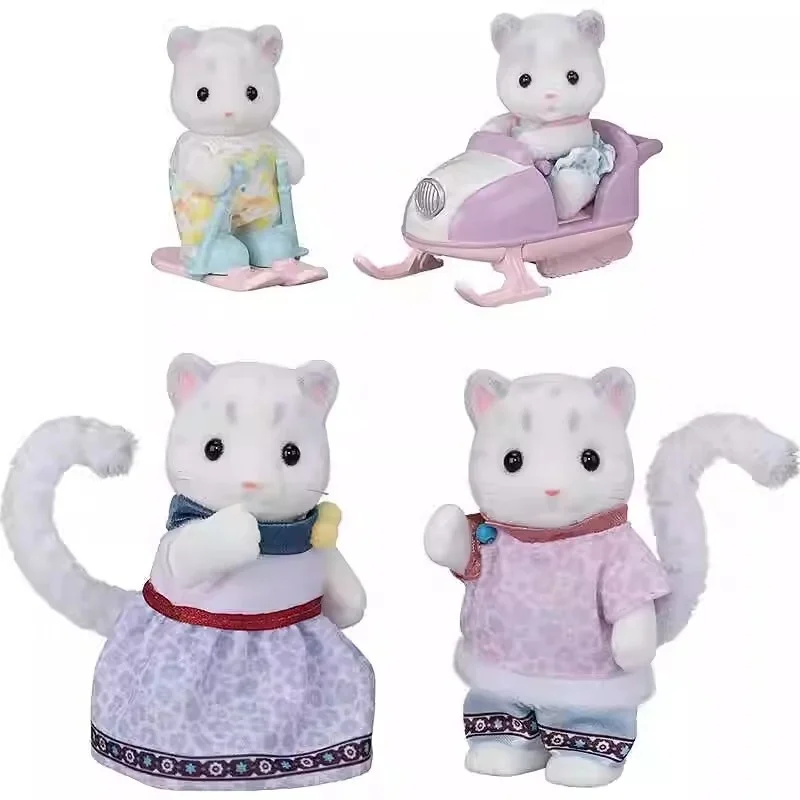 Sylvanian Families Ragazze Giocattoli Ragazza Autentico Ternurines Gatto Persiano Famiglia di Quattro Originale Ternuas Cibo In Miniatura Cucine Giocattolo