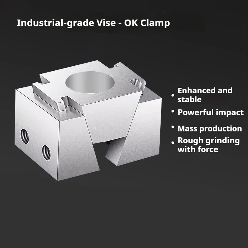M6 M8 M10 CNC OK Fixture Clamp Fixed Clamp Block Vise Double Side Adjustable Multi-Station Wedge Tabletop Vice For Hold Working