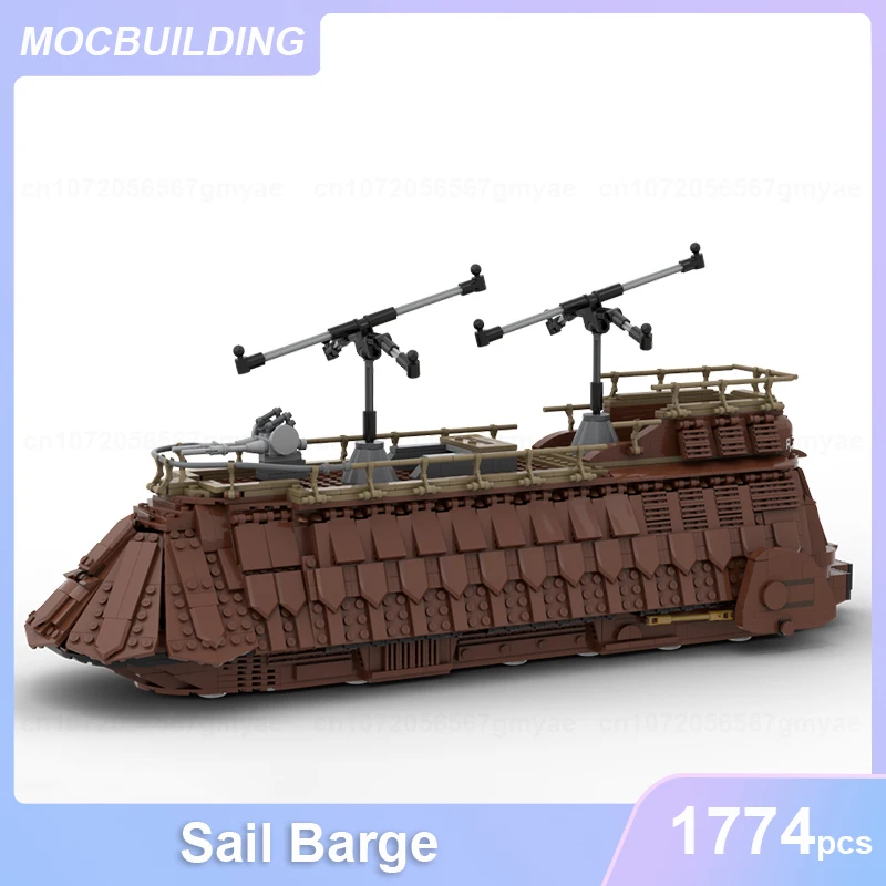 

Sail Barge Model MOC Building Blocks DIY Assemble Bricks Transportation Educational Creative Collect Display Toys Gifts 1774PCS