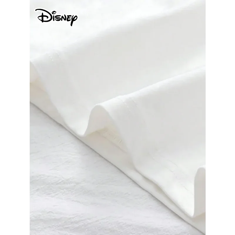 2025 جديد ديزني الأسرة الأسرة موضة الترفيه القطن الخالص تي شيرت ريترو شارع كلية نمط التنقل Y2K Harajuku نمط #3