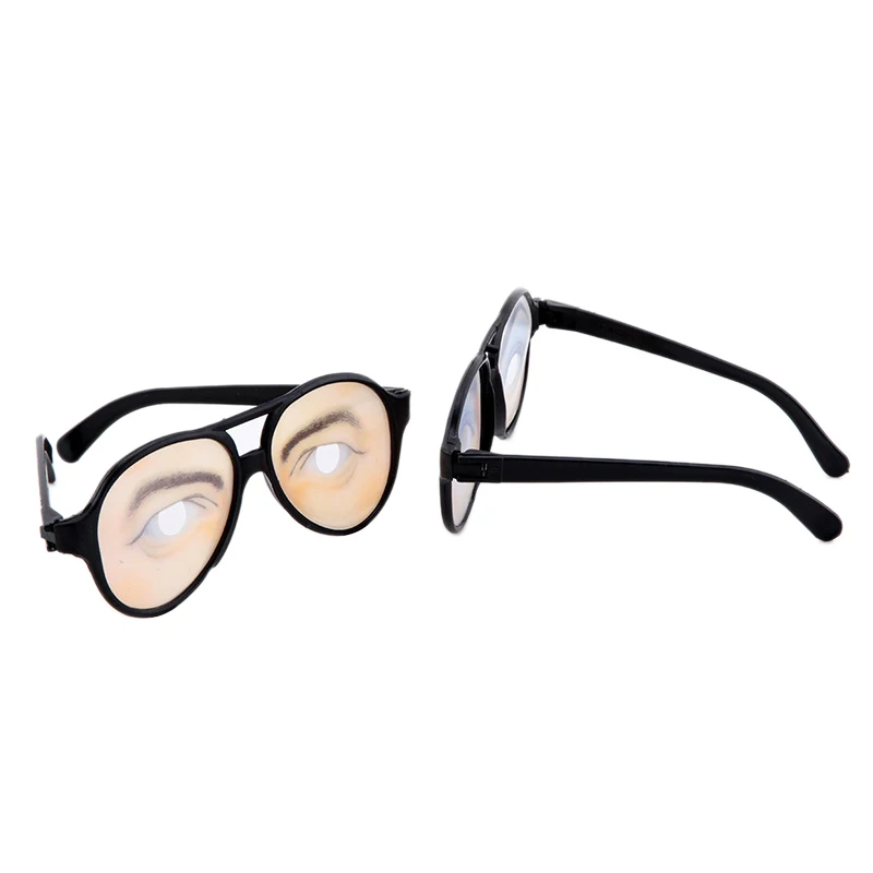 1 Pc novità occhiali divertenti occhi finti travestimenti occhiali per Masquerade Halloween Costume Party Photo Booth puntelli Gag Prank Eye