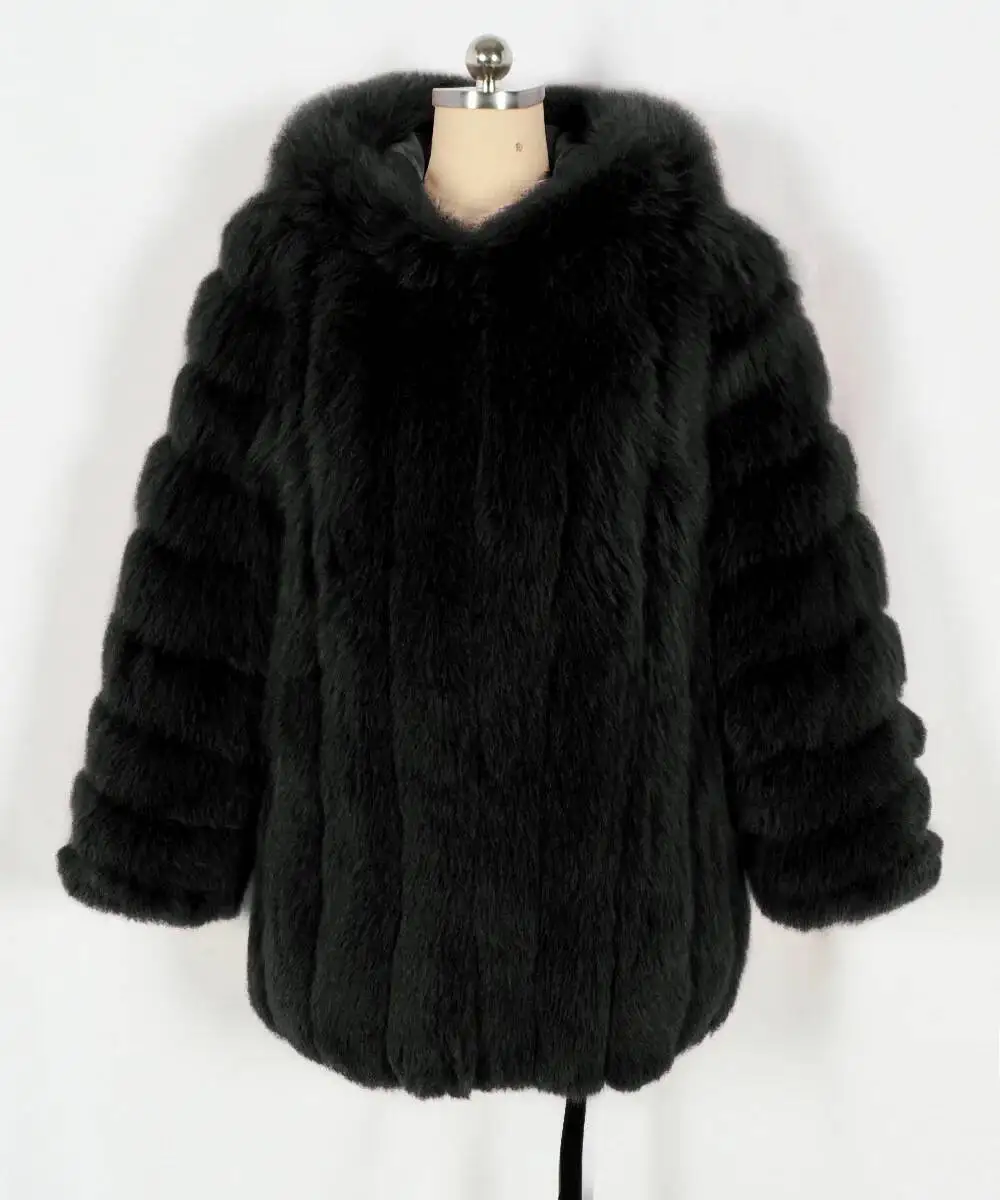 Faux Vos Jas Vrouwen Effen Jas Lange Mouw Kraagvorm Open Stitch Dikke Warme Bont Losse Casual 2026 Herfst Winter