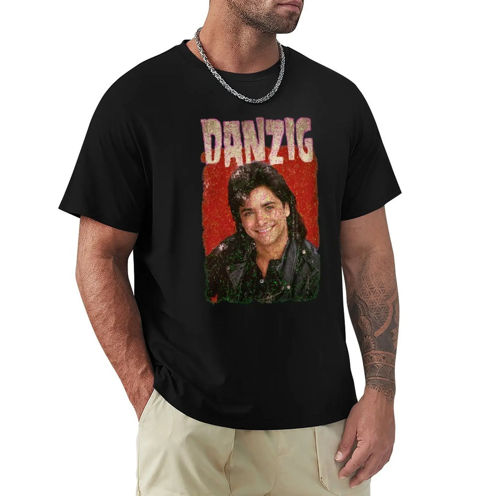 

Danzig Retro Limitied Art T-Shirt kawaii clothes vintage funny meme t-shirts Short sleeve tee mens designer t shirt