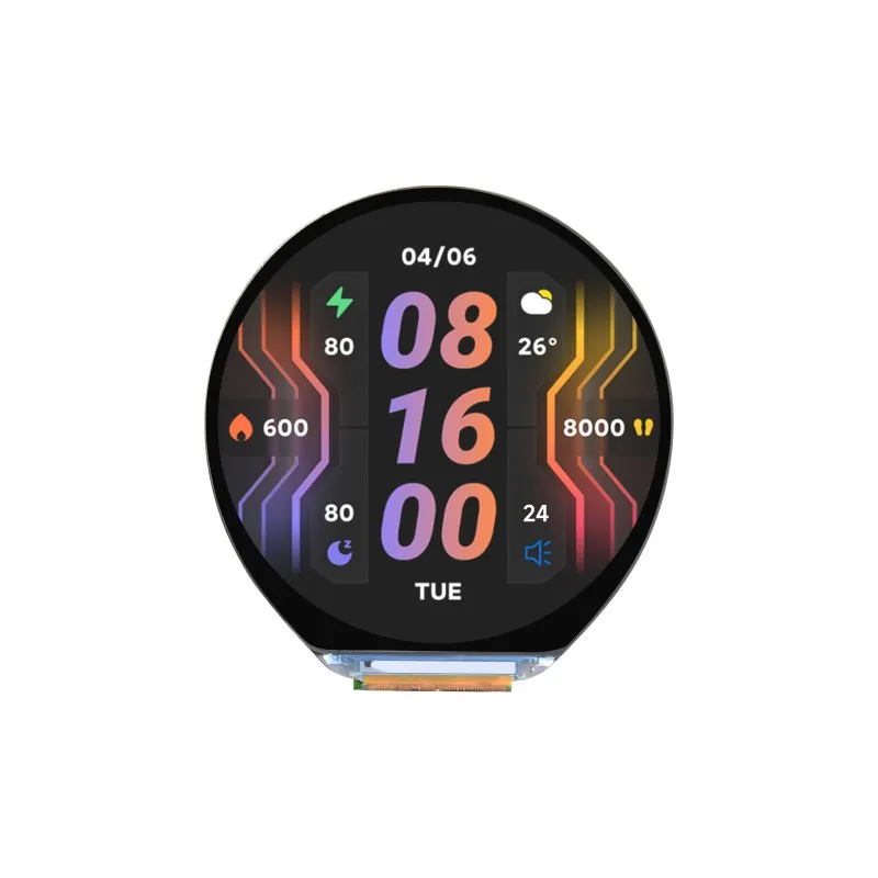 ESP32-S3 1.46inch Round Display Development Board, 412×412, Supports WiFi & Bluetooth, Accelerometer And Gyroscope Sensor,