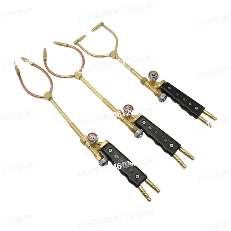 

H01-6 Oxygen Acetylene Oxygen Propane Welding Torch Soldering Gun Double Head Gas Welding Tools for Air Conditioner Refrigerator